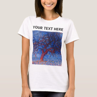 Piet Mondrian The Red Tree Famous Painting T-Shirt