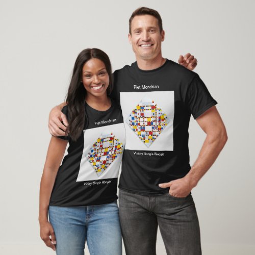 Piet Mondrian Victory Boogie Woogie T_Shirt