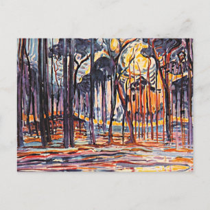 Piet Mondrian, Woods Near Oele, Postcard