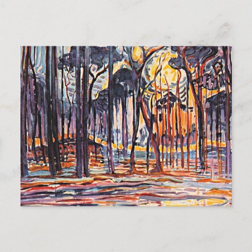 Piet Mondrian, Woods Near Oele, Postcard