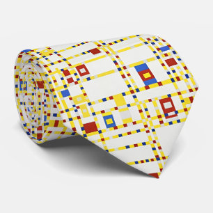 Piet Mondrian's Broadway Boogie Woogie Neck Tie