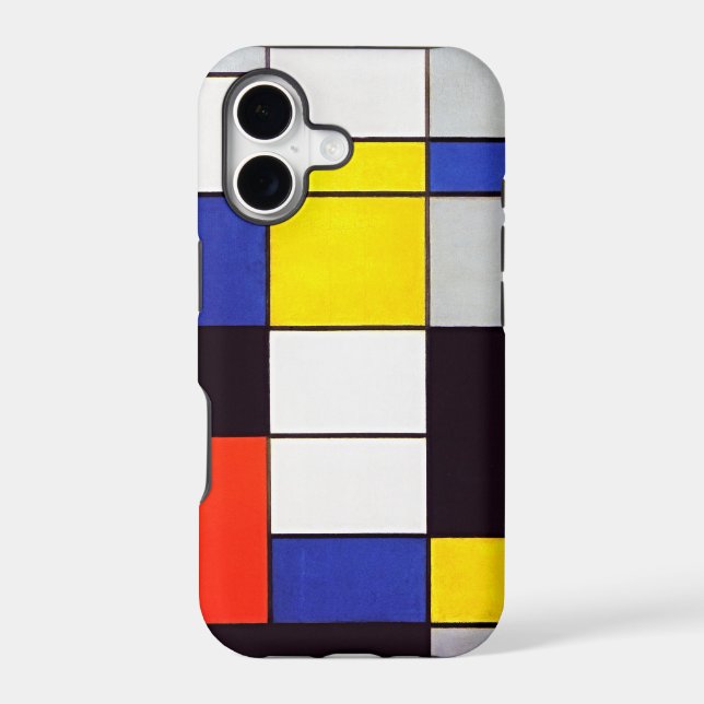 Piet Mondrian's iconic Composition A Case-Mate iPhone Case (Back)
