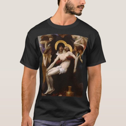 Pieta by Bouguereau DARK T_Shirt