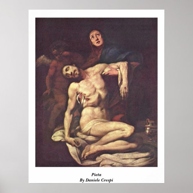 Pieta. By Daniele Crespi Poster (Front)