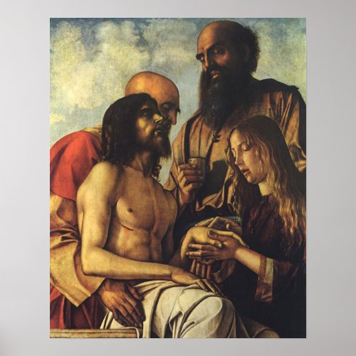 Pieta by Giovanni Bellini Renaissance Fine Art Poster