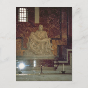 Pieta by Michelangelo in St Peter's Postcard