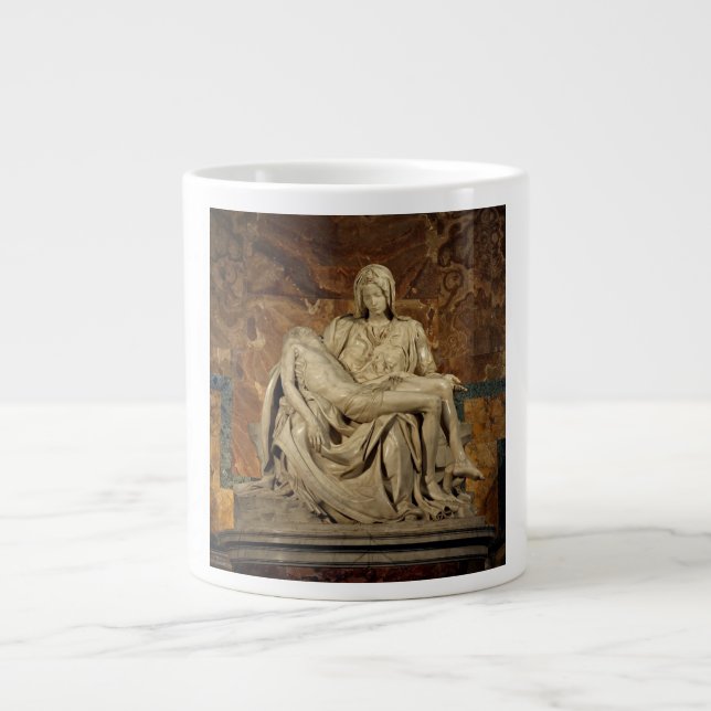 Pieta by Michelangelo Large Coffee Mug (Front)