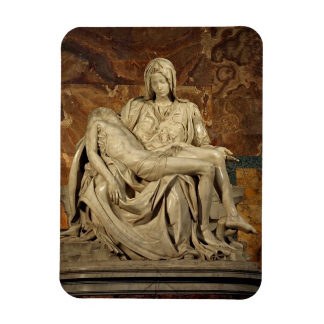 Pieta by Michelangelo Magnet (Vertical)