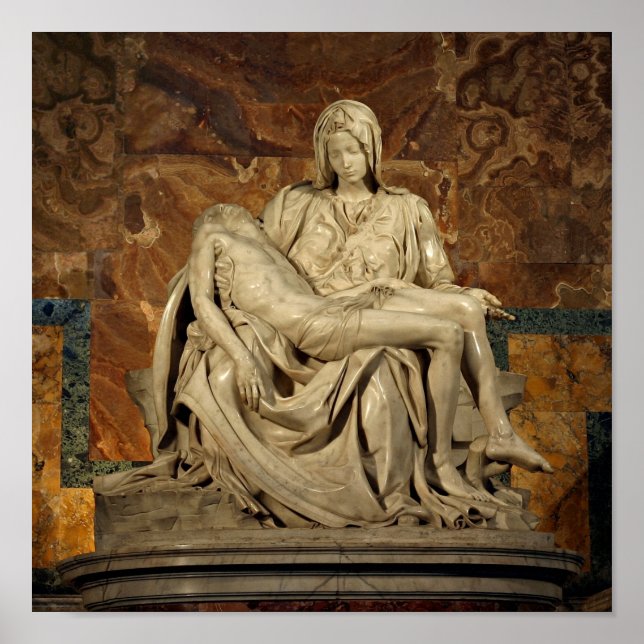 Pieta by Michelangelo Poster (Front)