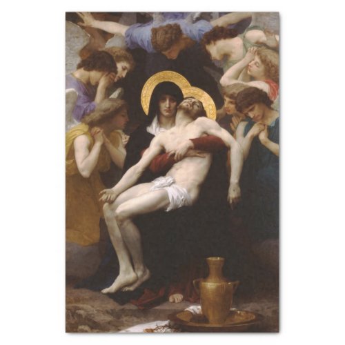 Pieta by William Bouguereau Tissue Paper