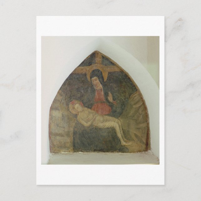 Pieta (fresco) postcard (Front)