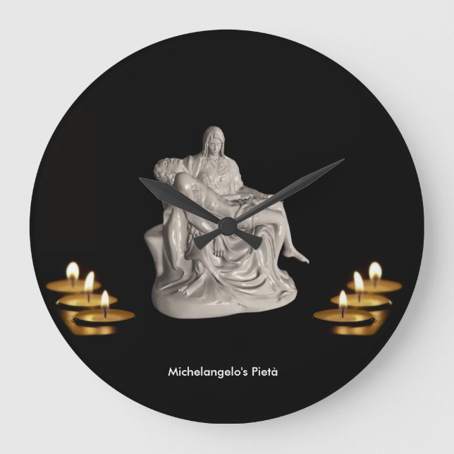 Pietà image for Round-Large-Wall-Clock Large Clock (Front)