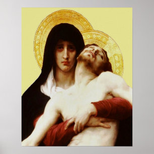 Pieta Jesus Crucifixion Lamentation Virgin Mary 03 Poster