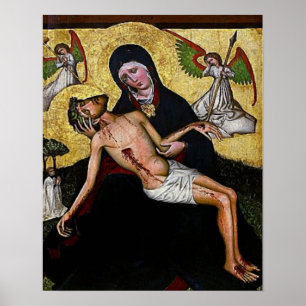 Pieta Jesus Crucifixion Lamentation Virgin Mary 04 Poster