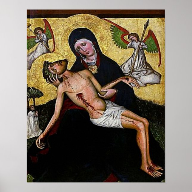 Pieta Jesus Crucifixion Lamentation Virgin Mary 04 Poster (Front)