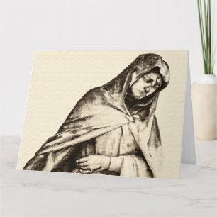 PIETA Jumbo Greeting Card