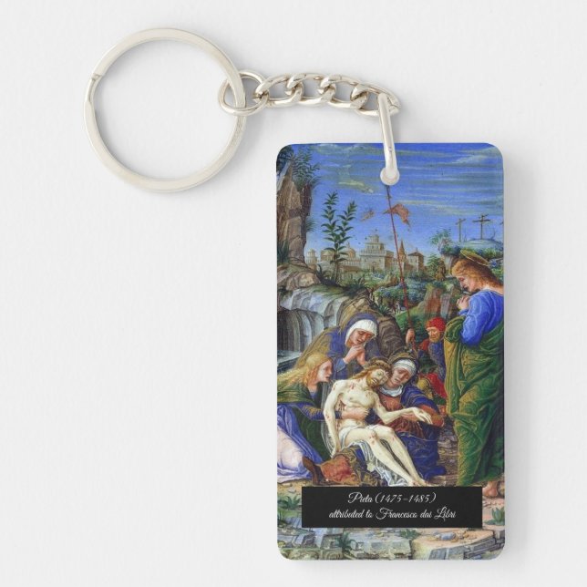 Pieta of Jesus Christ Keychain (Front)