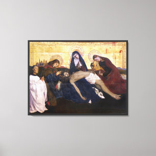 Pietà of Villeneuve-lès-Avignon Canvas Print