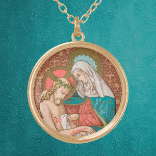 Pieta (SAU 23) Gold Plated Necklace