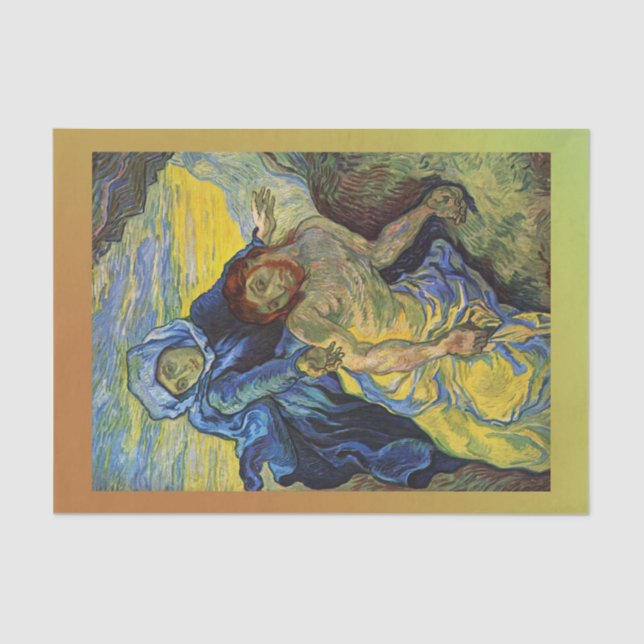 Pieta, Vincent van Gogh  Tissue Paper (Front)