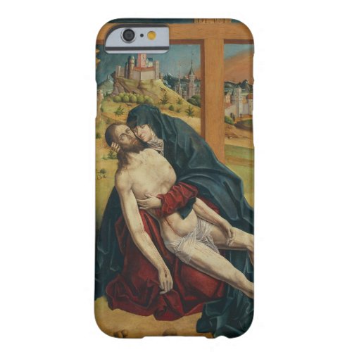Pieta with Two Donors oil on panel Barely There iPhone 6 Case