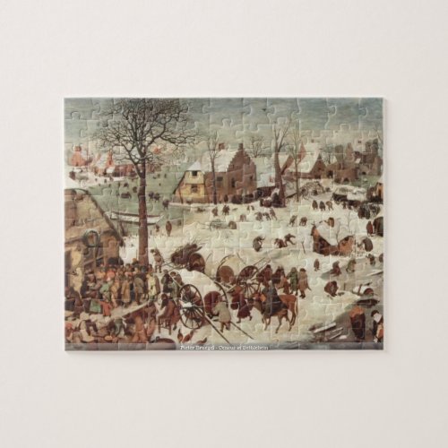 Pieter Bruegel _ Census at Bethlehem Jigsaw Puzzle