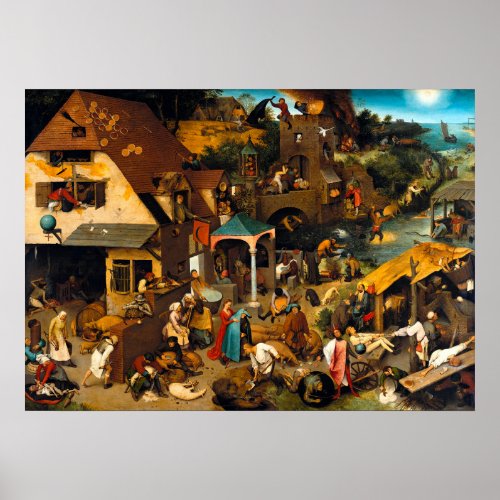 Pieter BruegelFamous Visual Arts Netherland Prove Poster