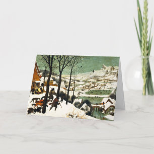 Pieter Bruegel Hunters in the Snow Greeting Card