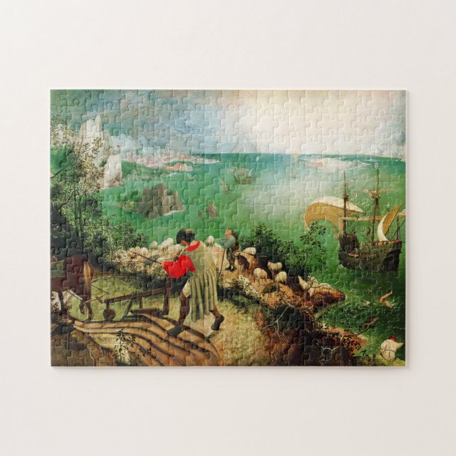 Pieter Bruegel Landscape with the Fall of Icarus Jigsaw Puzzle (Horizontal)