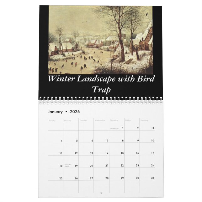 Pieter Bruegel the Elder 2013 Calendar (Jan 2026)
