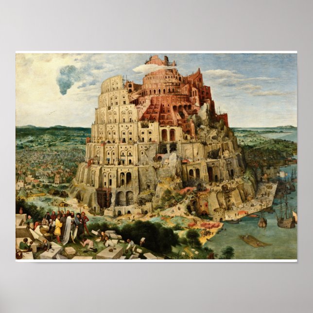 Pieter Bruegel The Elder - Babylon Poster (Front)