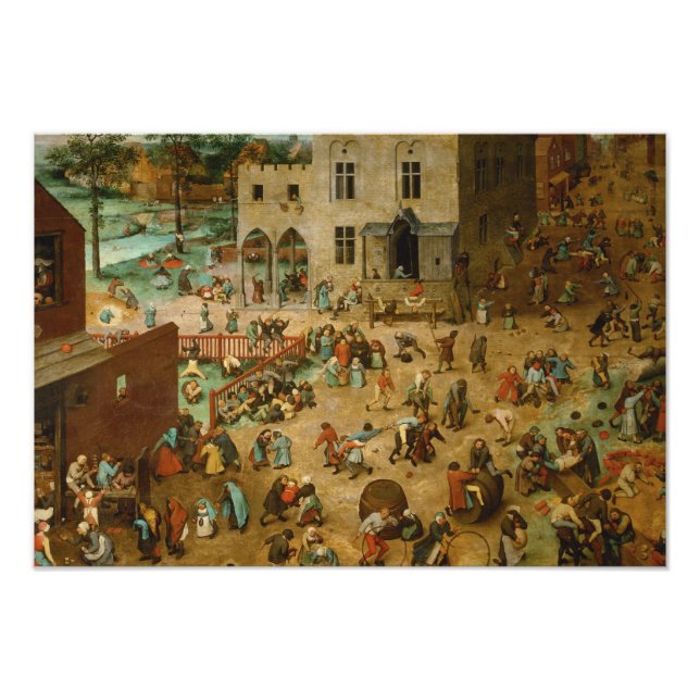 Pieter Bruegel the Elder - Children’s Games Photo Print (Front)