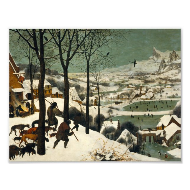 Pieter Bruegel the Elder - Hunters in the Snow Photo Print (Front)
