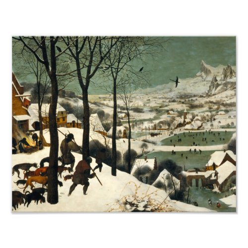 Pieter Bruegel the Elder _ Hunters in the Snow Photo Print
