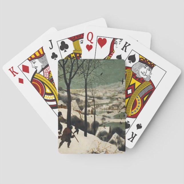 Pieter Bruegel The Elder - Hunters In The Snow Poker Cards (Back)