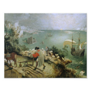 Pieter Bruegel the Elder -Landscape Fall of Icarus Photo Print