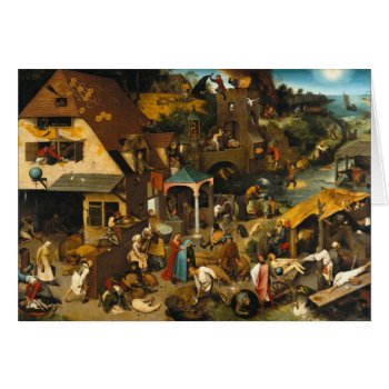 Pieter Bruegel The Elder - Netherlandish Proverbs by masterpiece_museum at Zazzle