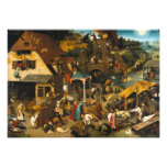 Pieter Bruegel The Elder - Netherlandish Proverbs Photo Print at Zazzle