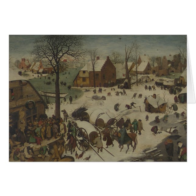 Pieter Bruegel the Elder -  Numbering at Bethlehem (Front Horizontal)