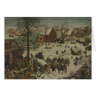 Pieter Bruegel the Elder - Numbering at Bethlehem Cards