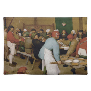 Pieter Bruegel the Elder - Peasant Wedding Placemat