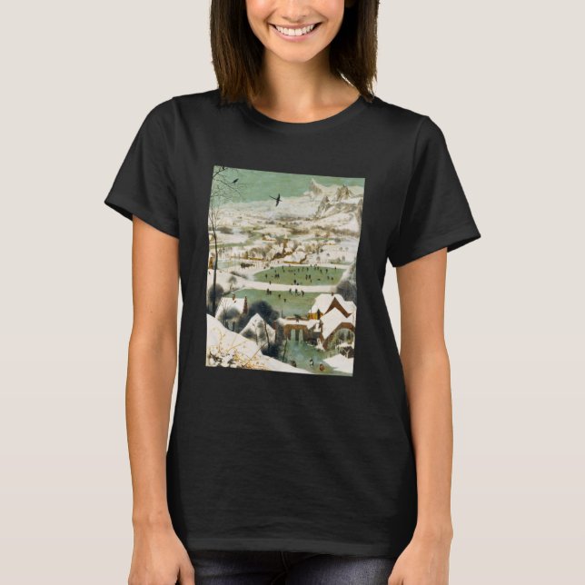 Pieter Bruegel The Elder  The Hunters in the Snow  T-Shirt (Front)