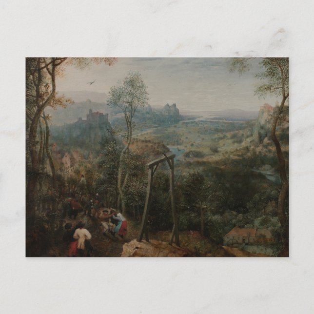 Pieter Bruegel the Elder-The Magpie on the Gallows Postcard (Front)