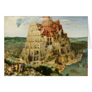 Pieter Bruegel the Elder - The Tower of Babel Cards
