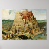 The Tower of Babel print by Pieter Brueghel d.Ä.