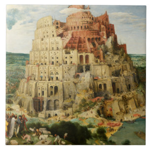 Pieter Bruegel the Elder - The Tower of Babel Tile
