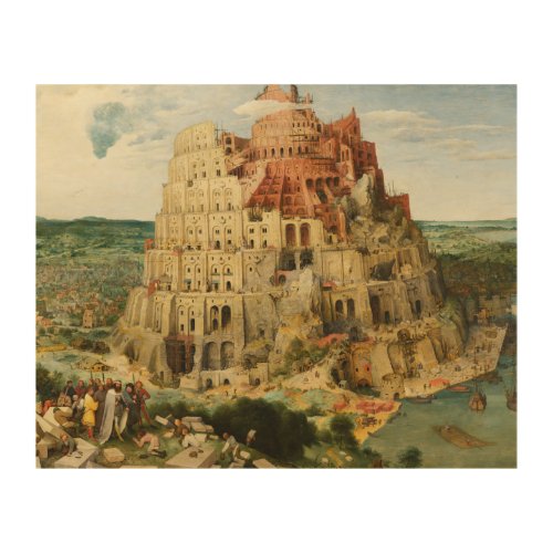 Pieter Bruegel the Elder _ The Tower of Babel Wood Wall Decor