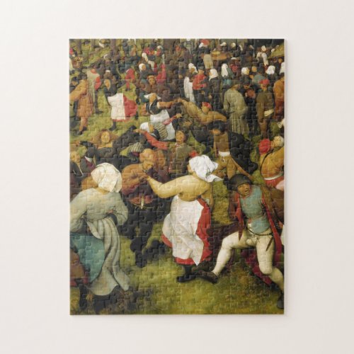 Pieter Bruegel The Elder _ The Wedding Dance Jigsaw Puzzle