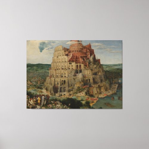 Pieter Bruegel the Elder Tower of Babel Canvas Print