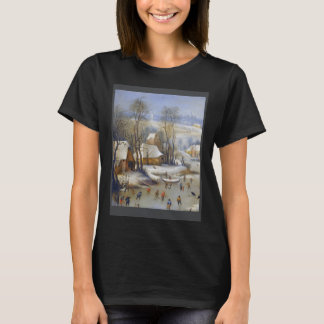Pieter Bruegel The Elder  Winter Landscape with Bi T-Shirt